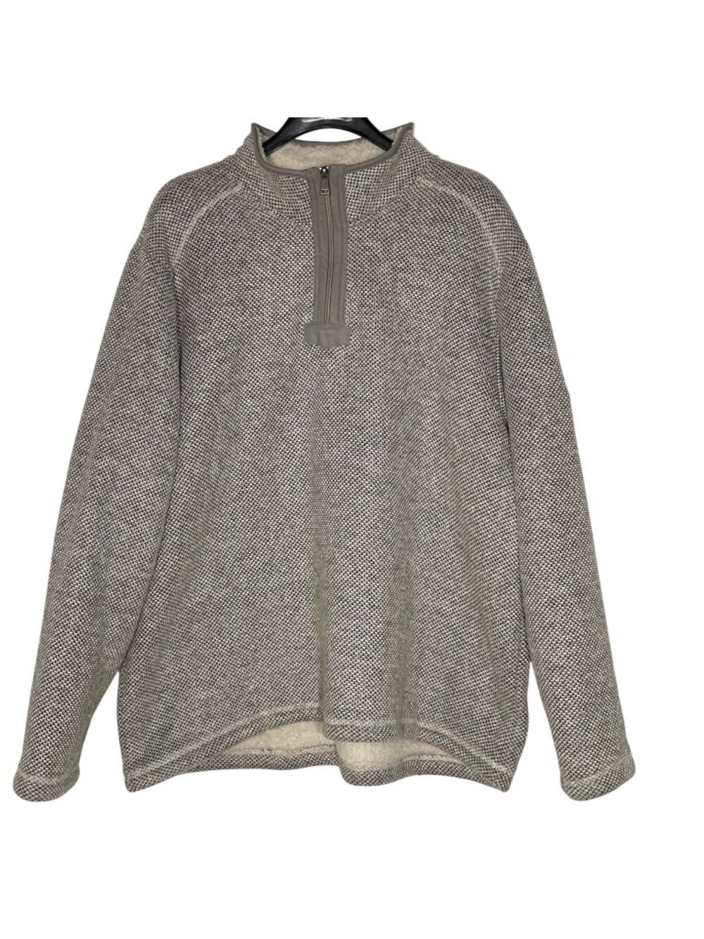 Orvis Brighton 1/4 Quarter Zip Sherpa Pullover Sweater Jacket Fleece XXL Heavy